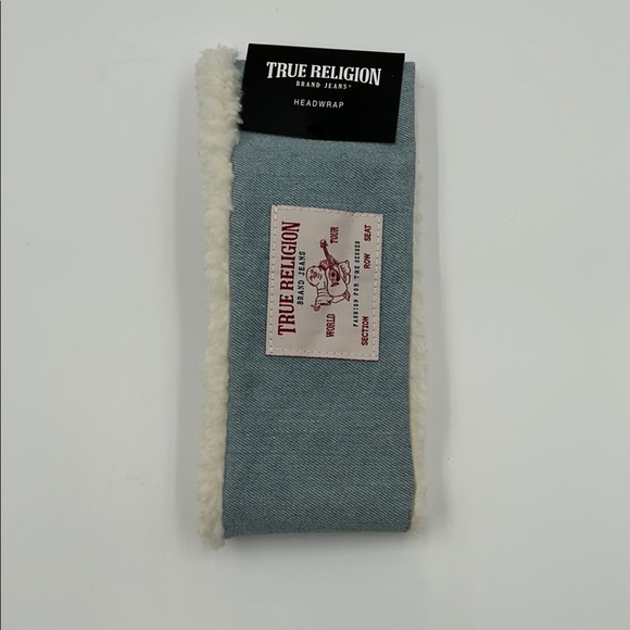 2103- True Religion Women’s Denim Headband NWT - Picture 1 of 8
